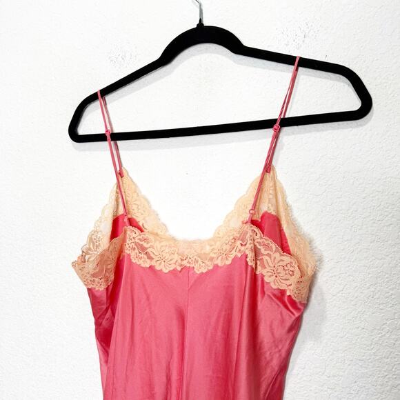 Victoria’s Secret Silk Y2K Vintage Lace Slip Dress Babydoll - Picture 6 of 11